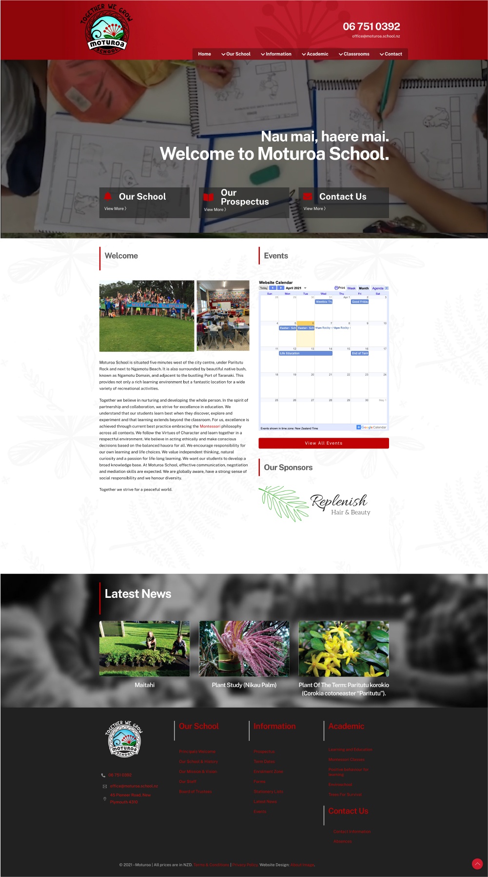 Motorua School Home Page